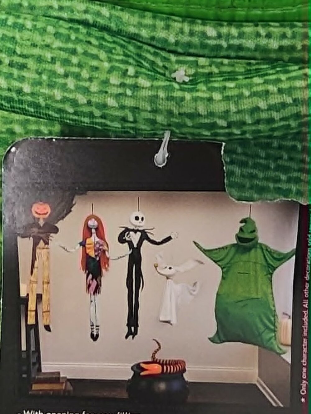 NWT Disney Nightmare Before Christmas Oogie Boogie Hanging Prop 36" Halloween - Picture 4 of 5